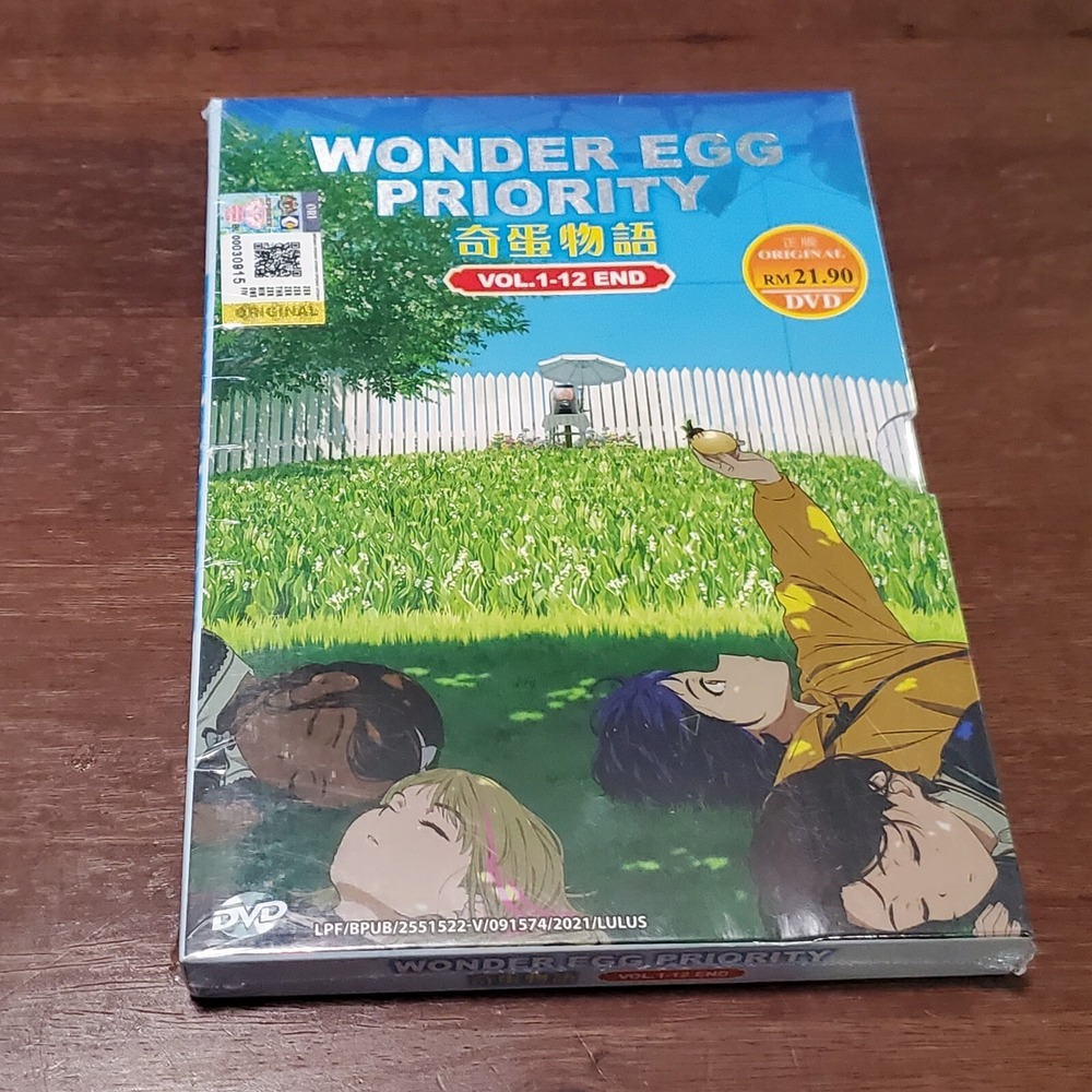 Wonder Egg Priority DVD (Eps.1 - 12 end) with Chinese And English Subtitles